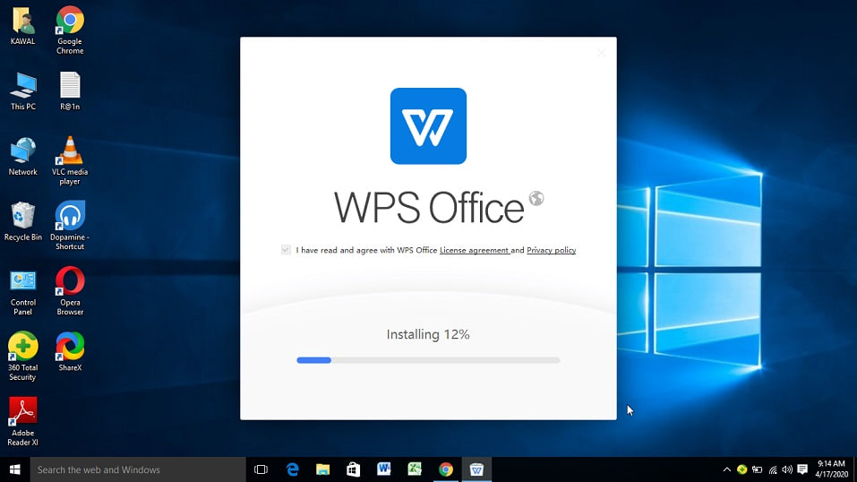 WPS Office PDF编辑界面