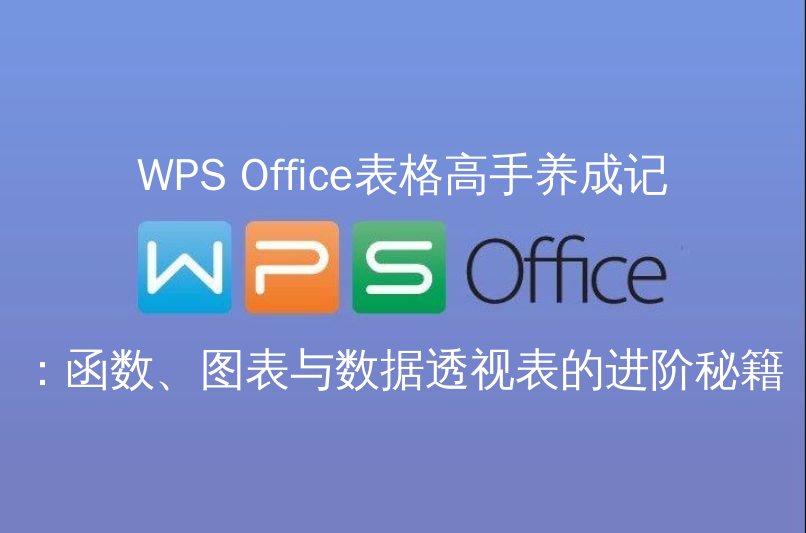WPS Office表格高手养成记：函数、图表与数据透视表的进阶秘籍 - WPS Office操作指南