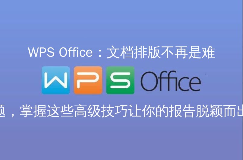 WPS Office界面展示