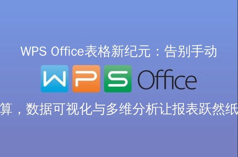 WPS 表格告别手动计算：掌握高级函数与数据透视表，轻松驾驭海量数据功能介绍